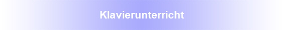 Klavierunterricht