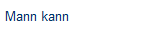 Mann kann